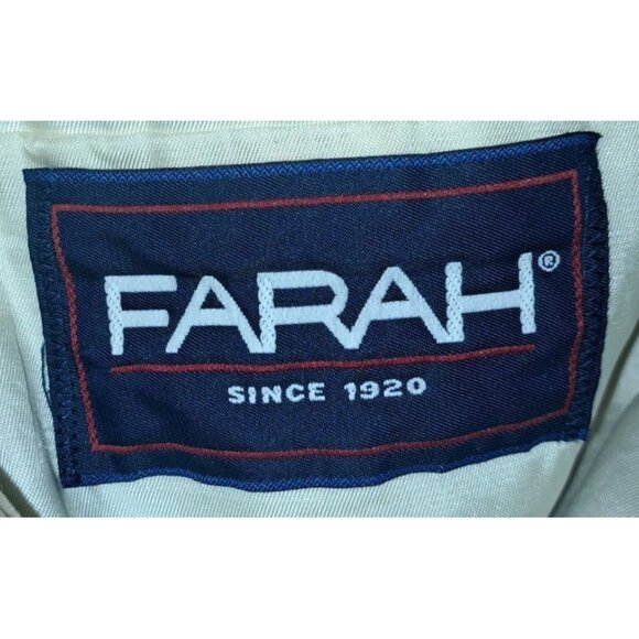 WFF By Farrah Mens 42R Corduroy Blazer Tan Elbow Patch Buttons Vintage - Picture 4 of 5